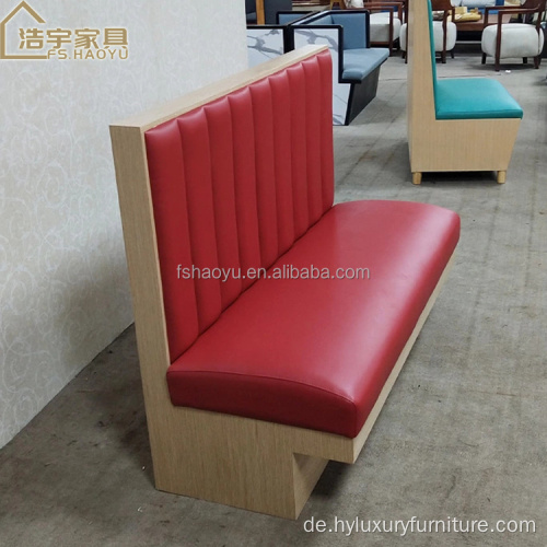 Samt-Restaurant Bar Booth Sofa Loveseat